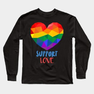 Lgbt Heart Long Sleeve T-Shirt